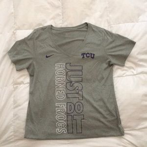 Texas Christian university dri fit shirt